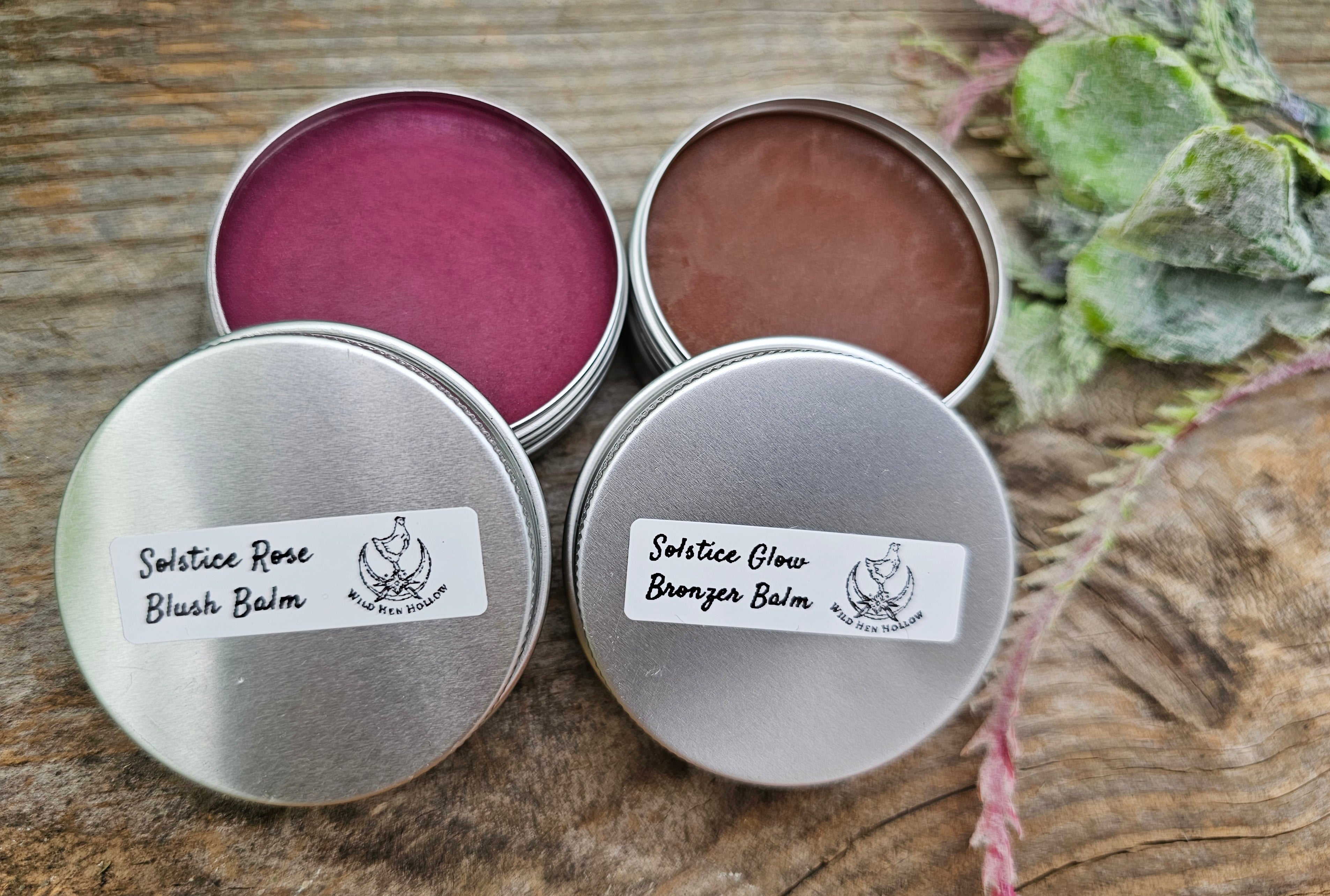 Solstice Rose Blush Balm & Solstice Glow Bronzer Balm