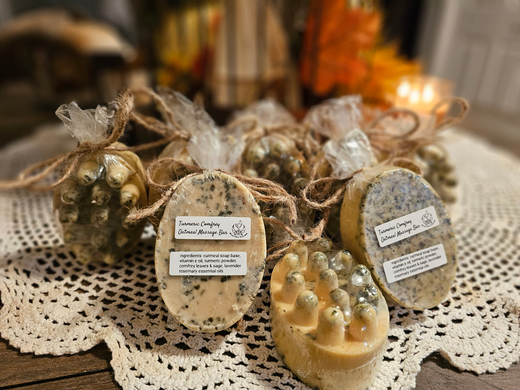Turmeric Comfrey Oatmeal Massage Bar