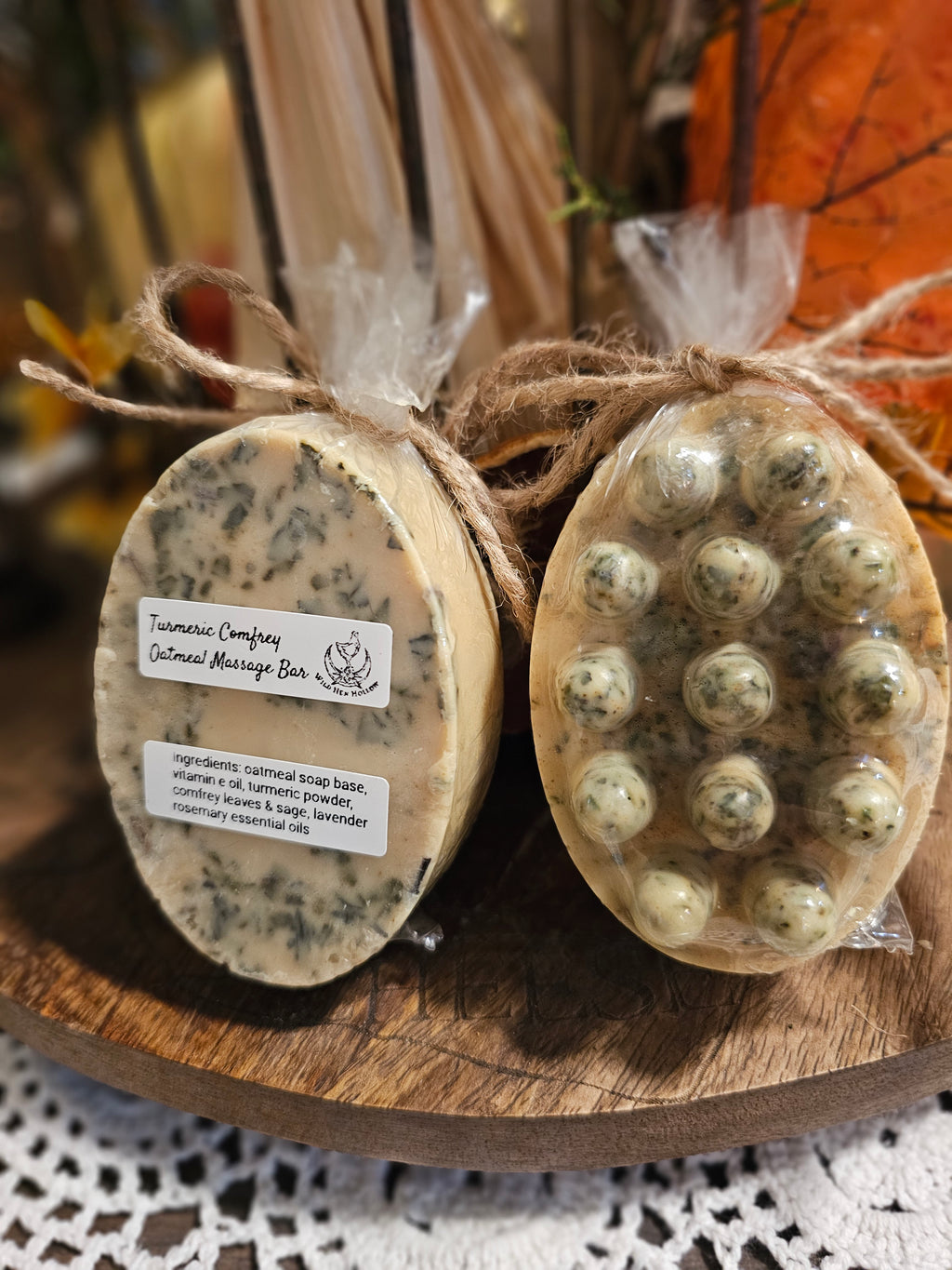 Turmeric Comfrey Oatmeal Massage Bar
