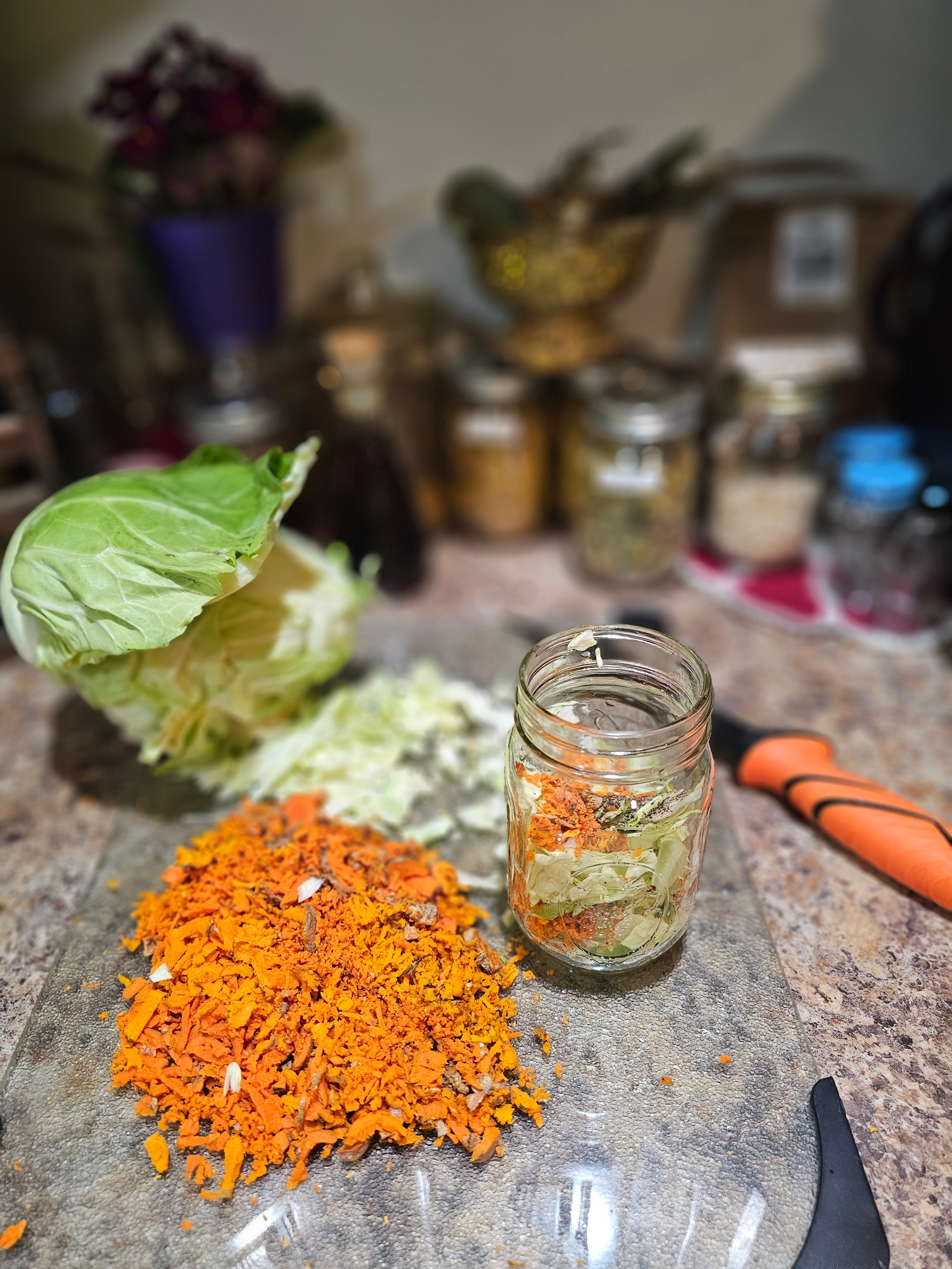 Fermented Turmeric Cabbage