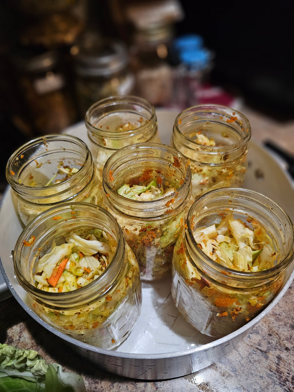 Fermented Turmeric Cabbage