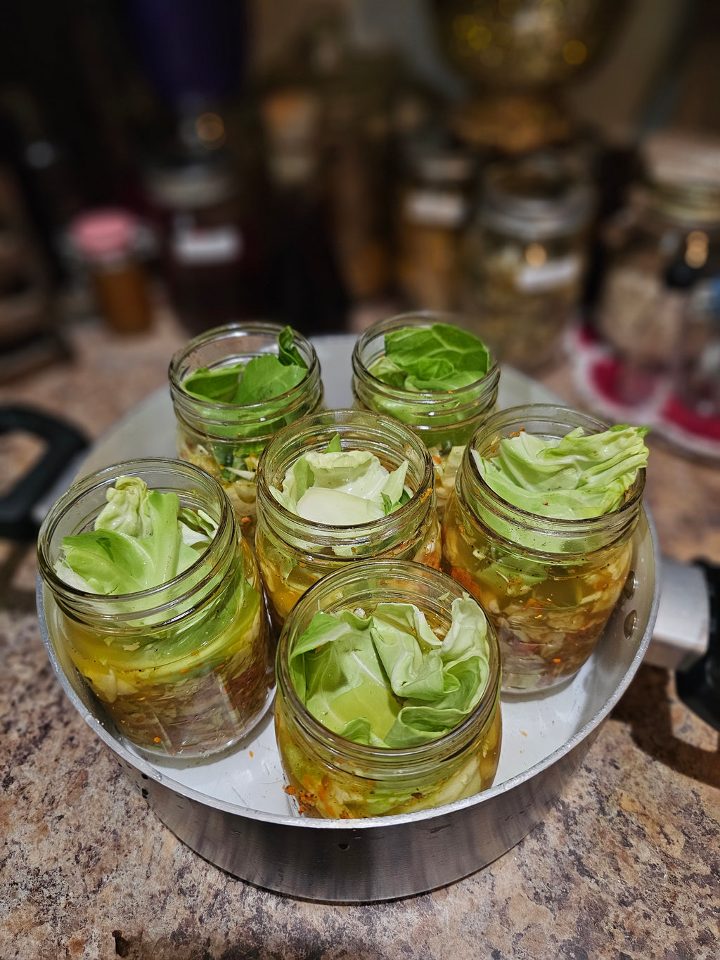 Fermented Turmeric Cabbage
