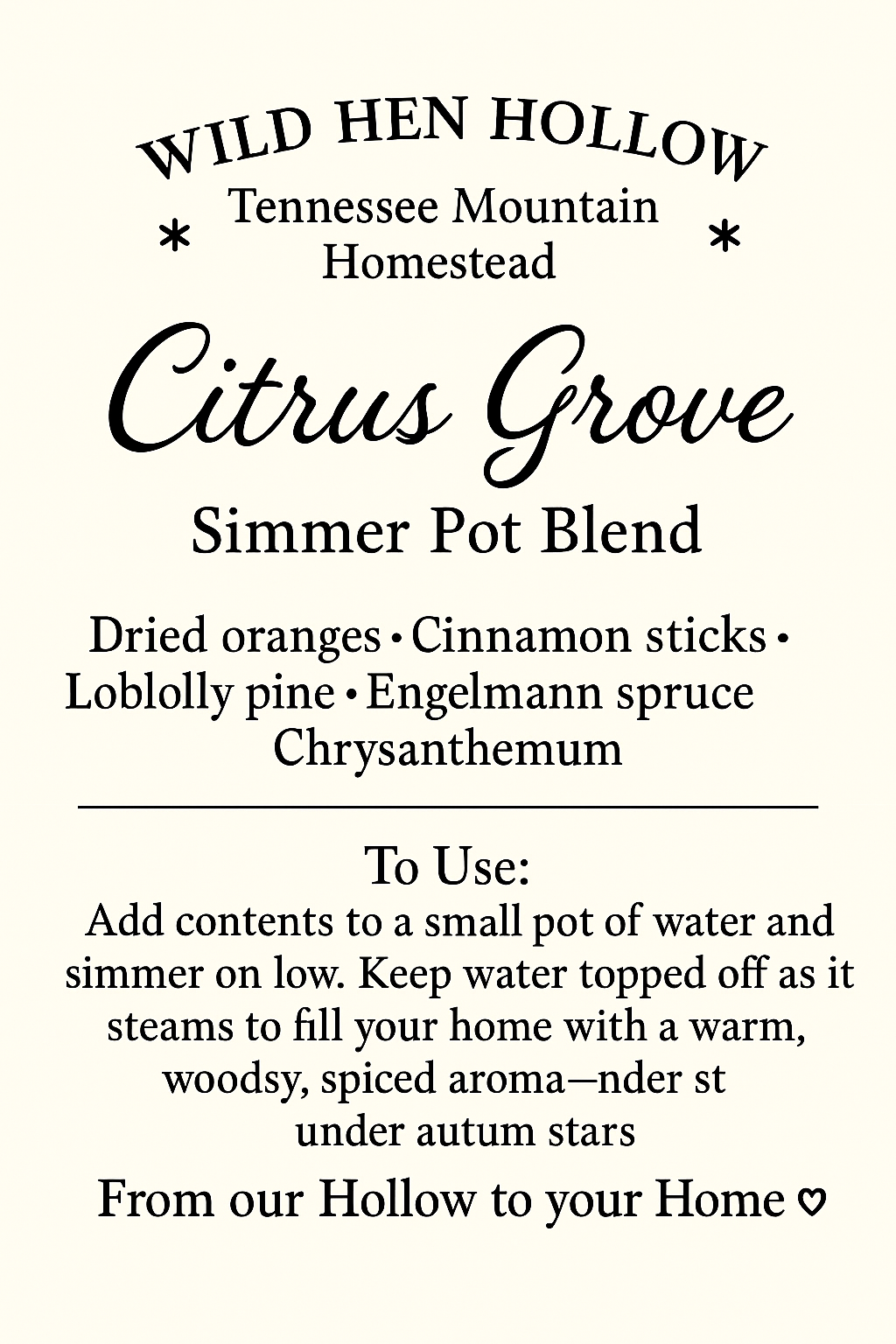 Simmer Pot Blend