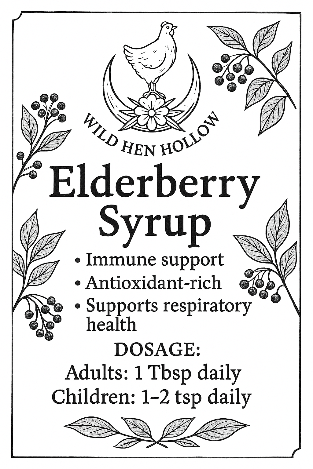 Elderberry Syrup
