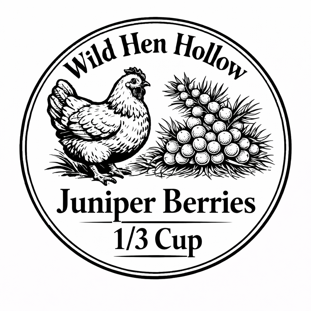 Dried Juniper Berries - 1/3 Cup