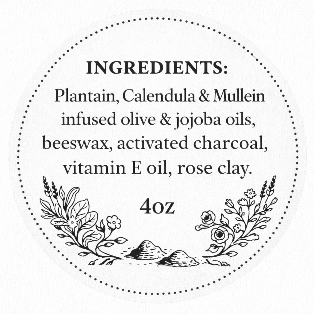 Activated Charcoal Drawing Salve