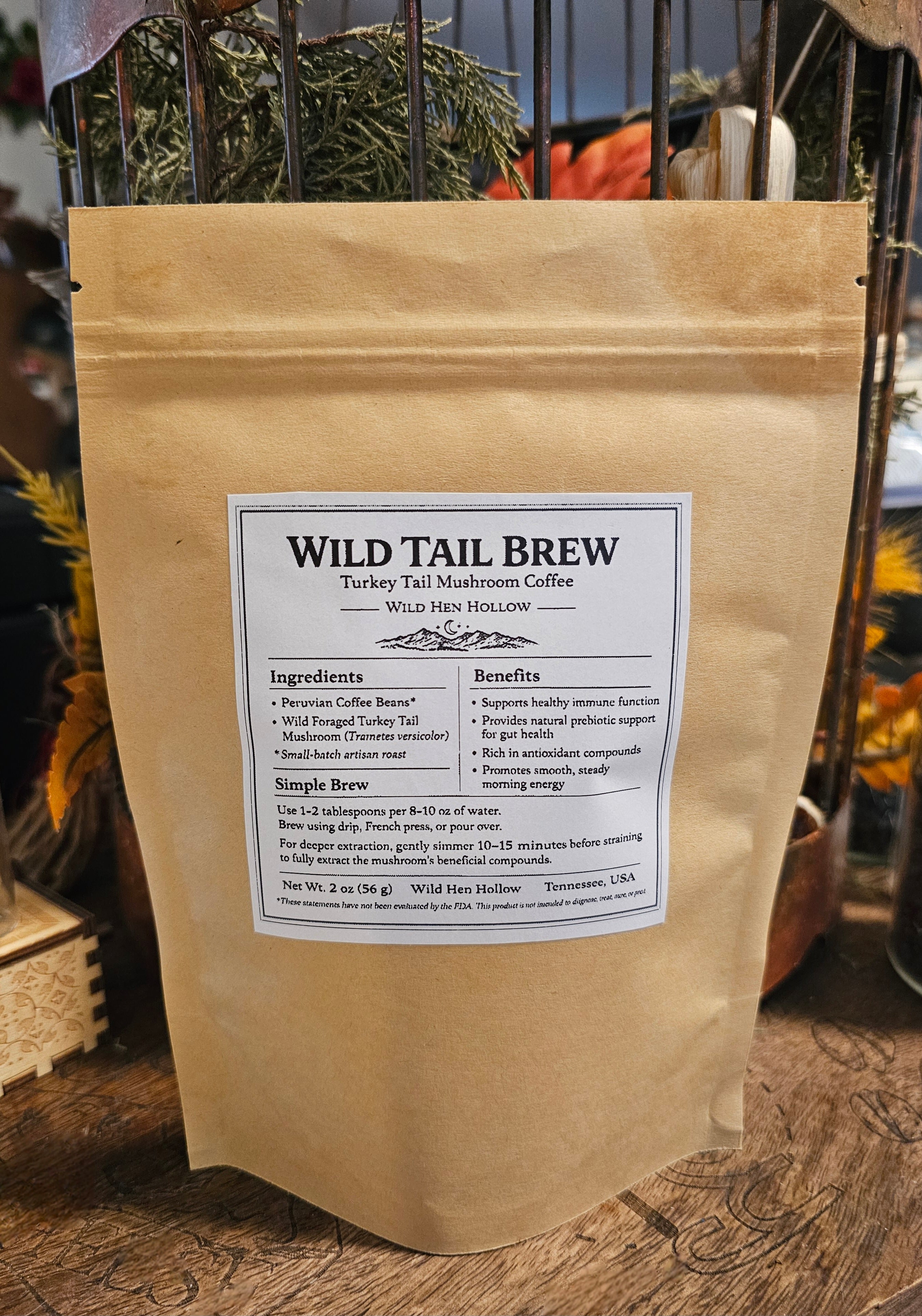 Wild Tail Brew - Mushroom Coffee