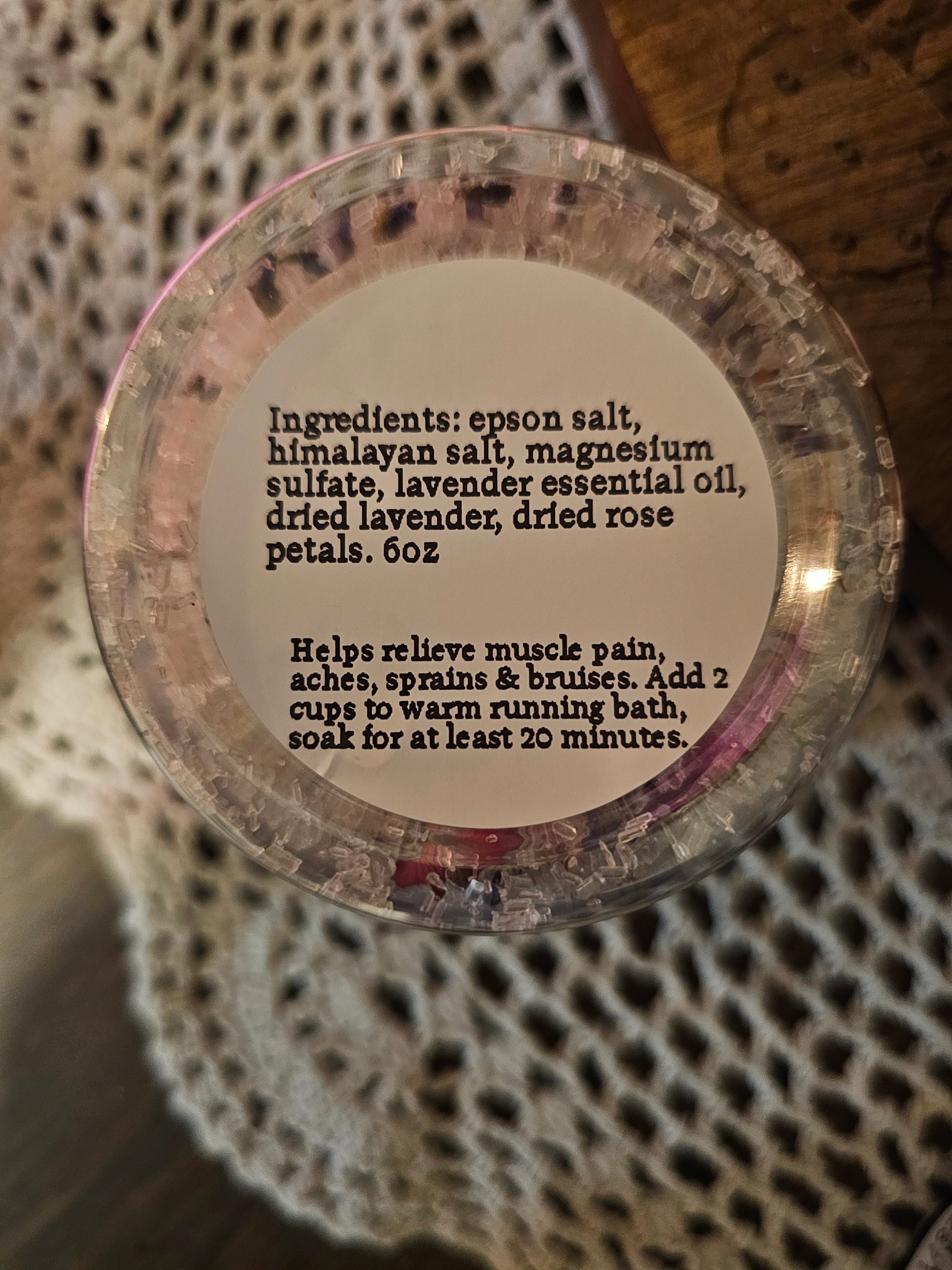 Lavender & Rose Magnesium Salt Soak