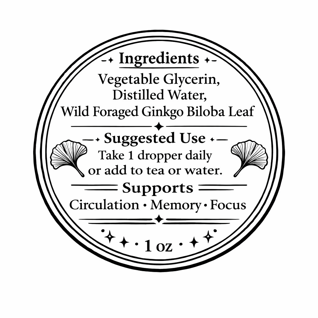 Gingko Biloba Glycerite