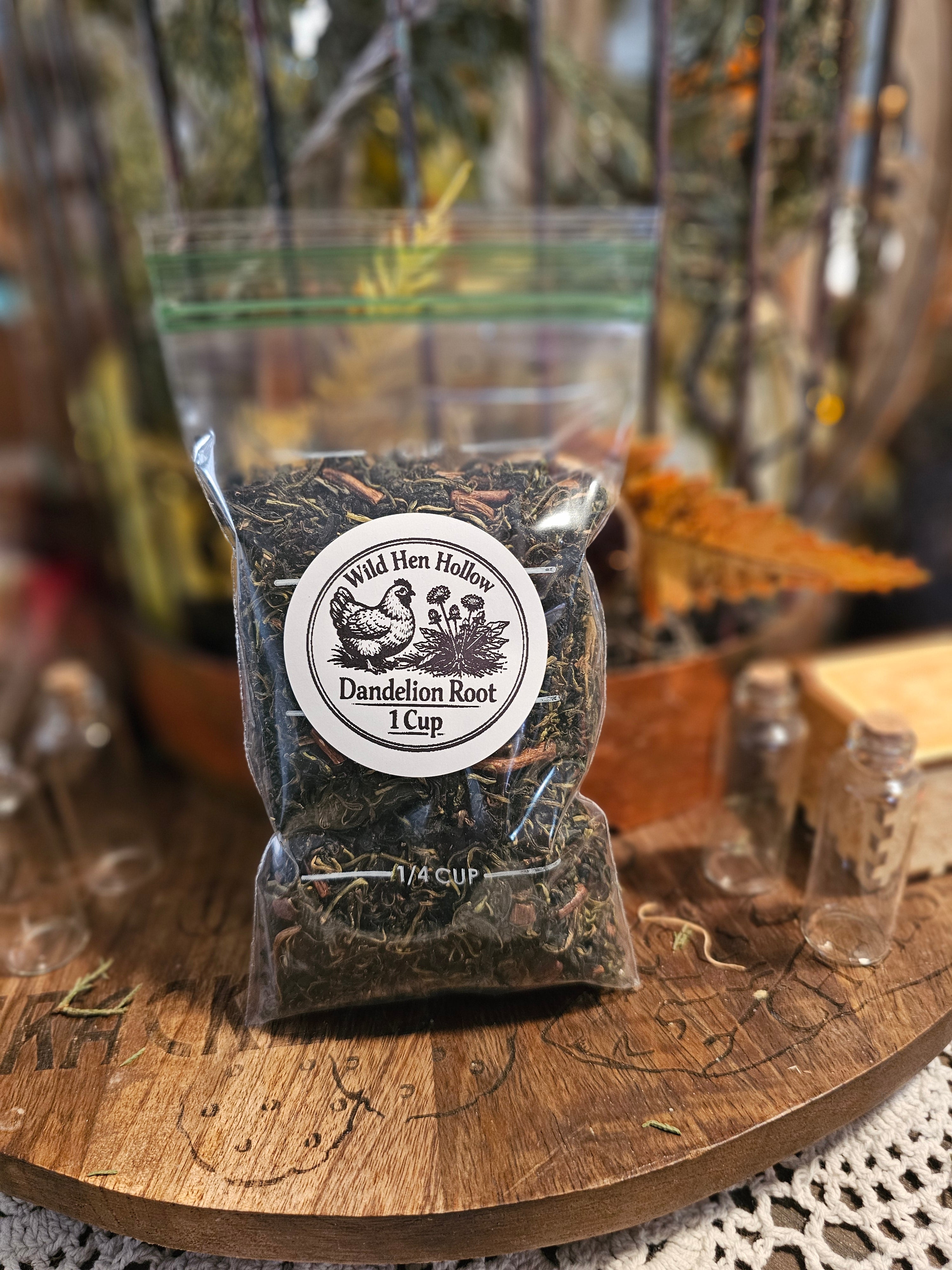 Dried Dandelion Root - 1 Cup