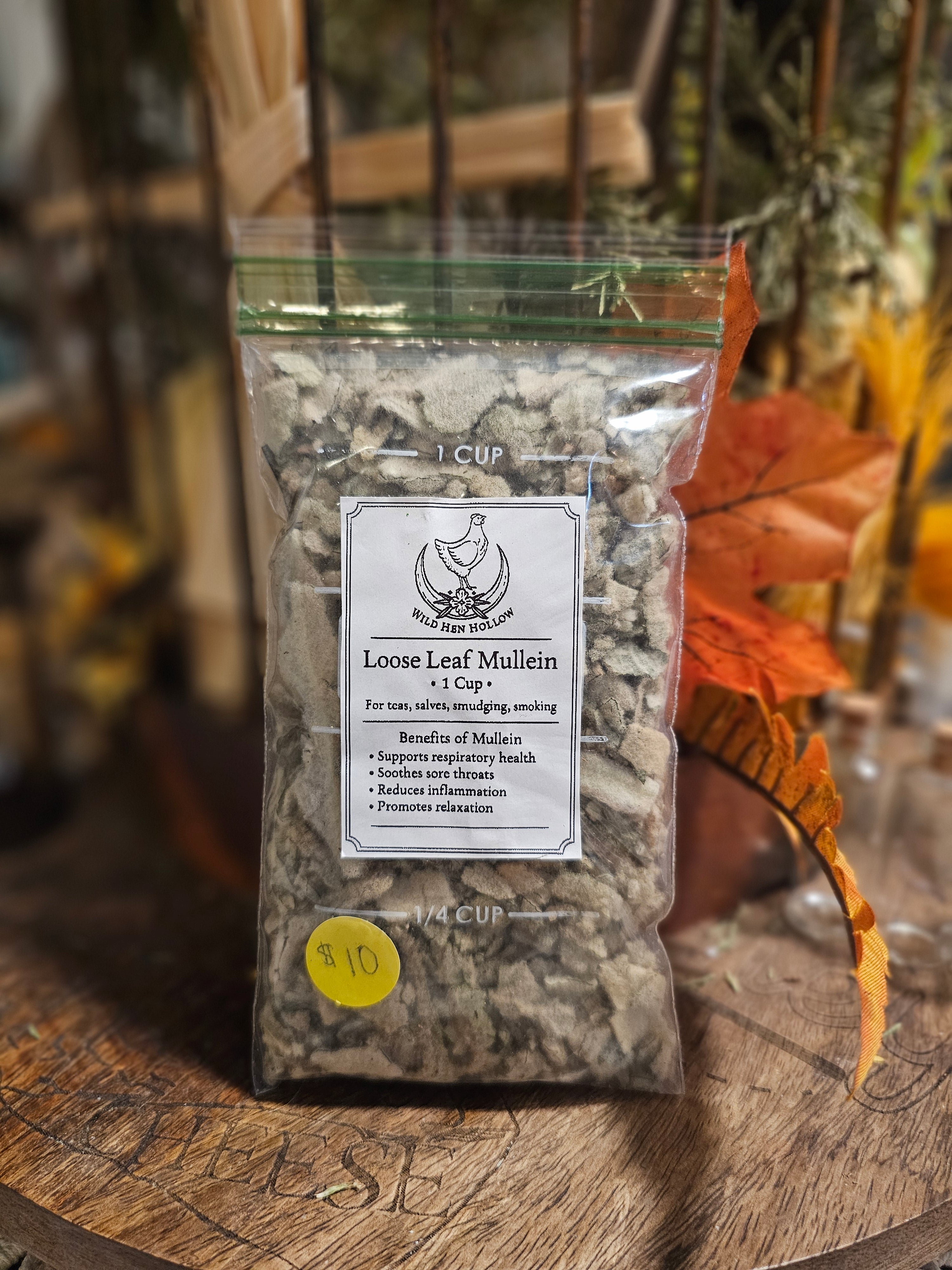Dried Loose Leaf Mullein