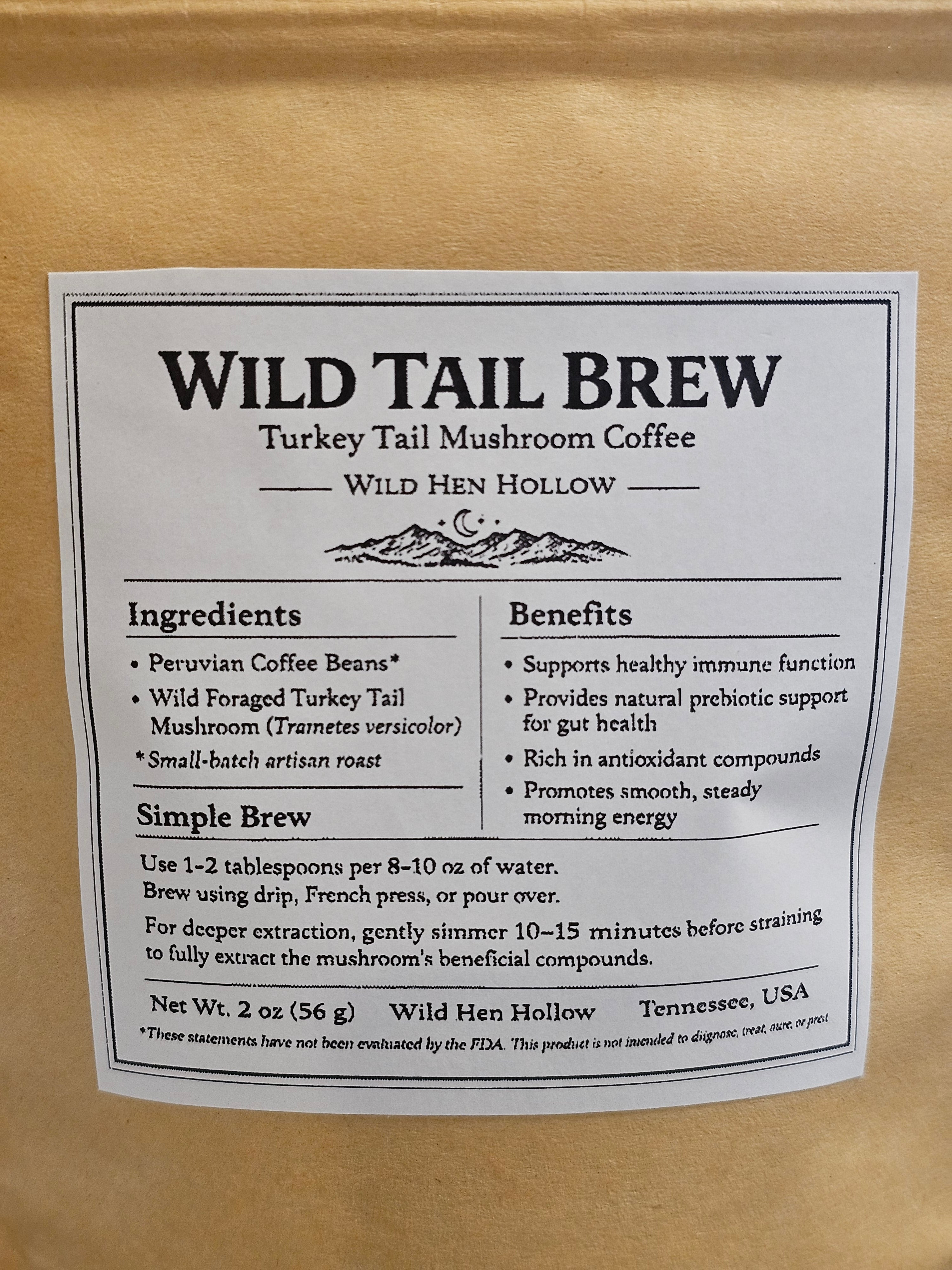 Wild Tail Brew - Mushroom Coffee