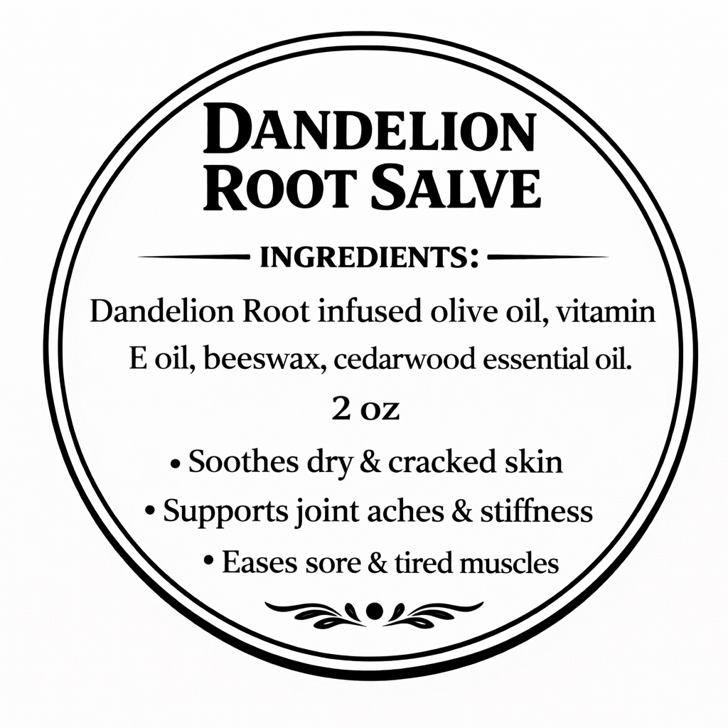 Dandelion Root Salve